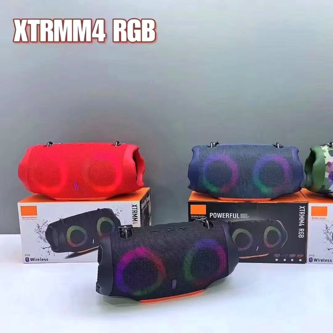 16w powerful bass | ipx6 waterproof rgb wireless speaker