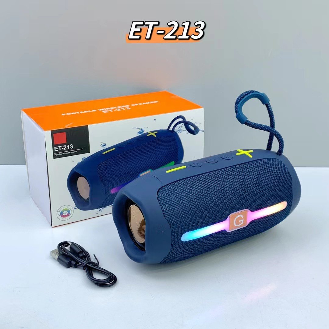 ET-213 Portable Wireless RGB Bluetooth Speaker with Heavy Bass - Image 6