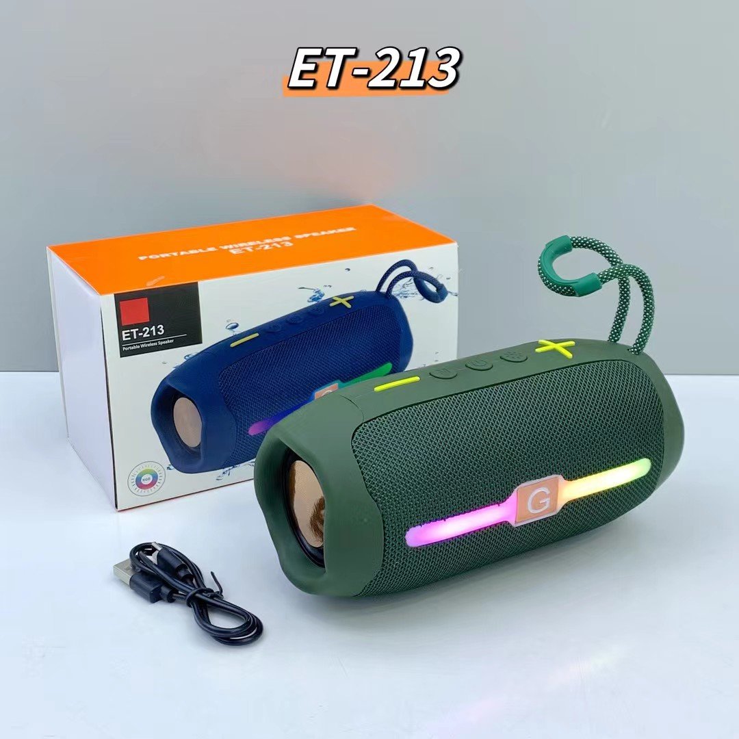 ET-213 Portable Wireless RGB Bluetooth Speaker with Heavy Bass - Image 5