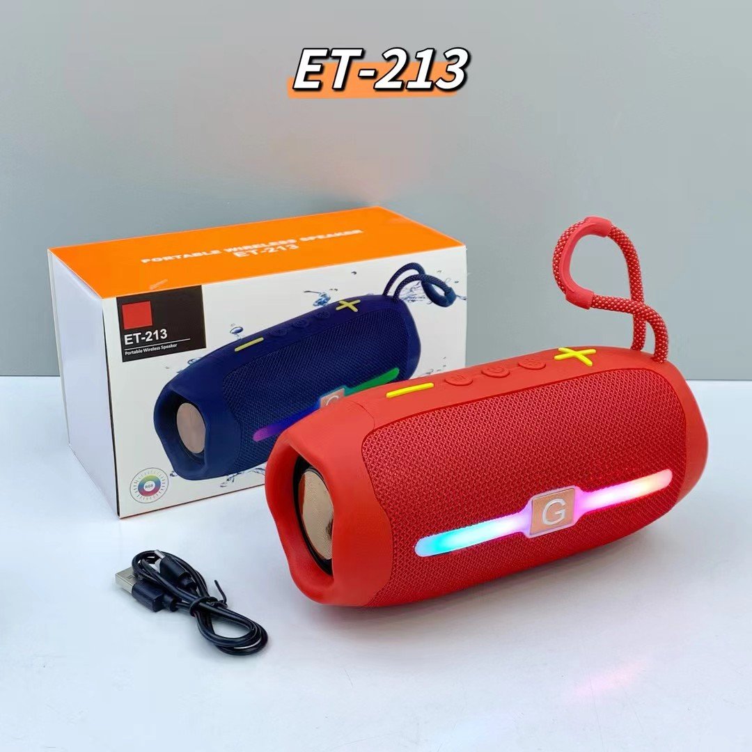 ET-213 Portable Wireless RGB Bluetooth Speaker with Heavy Bass - Image 4