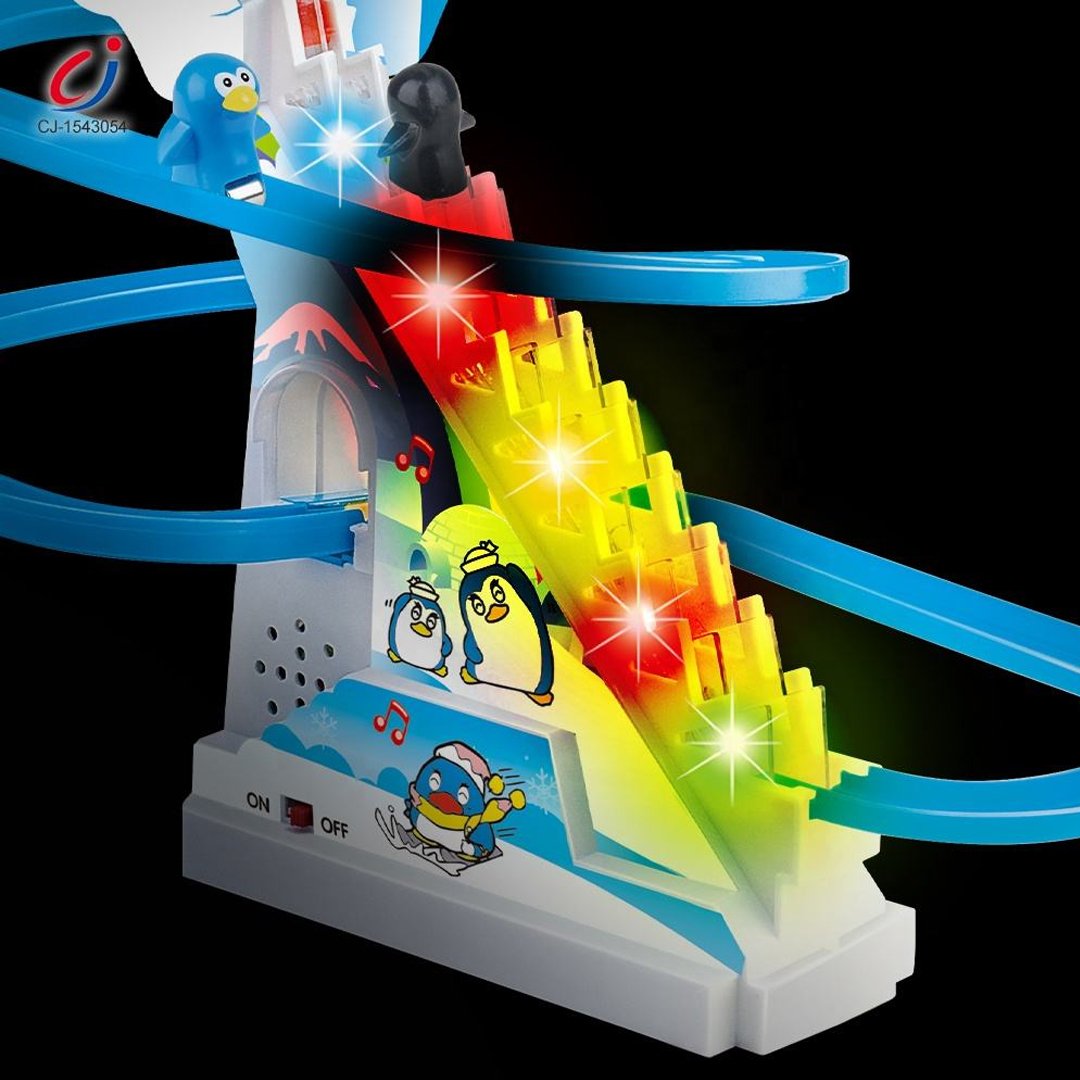 Penguin Race Battery operated Flashing Rhythmic music toy - Image 2