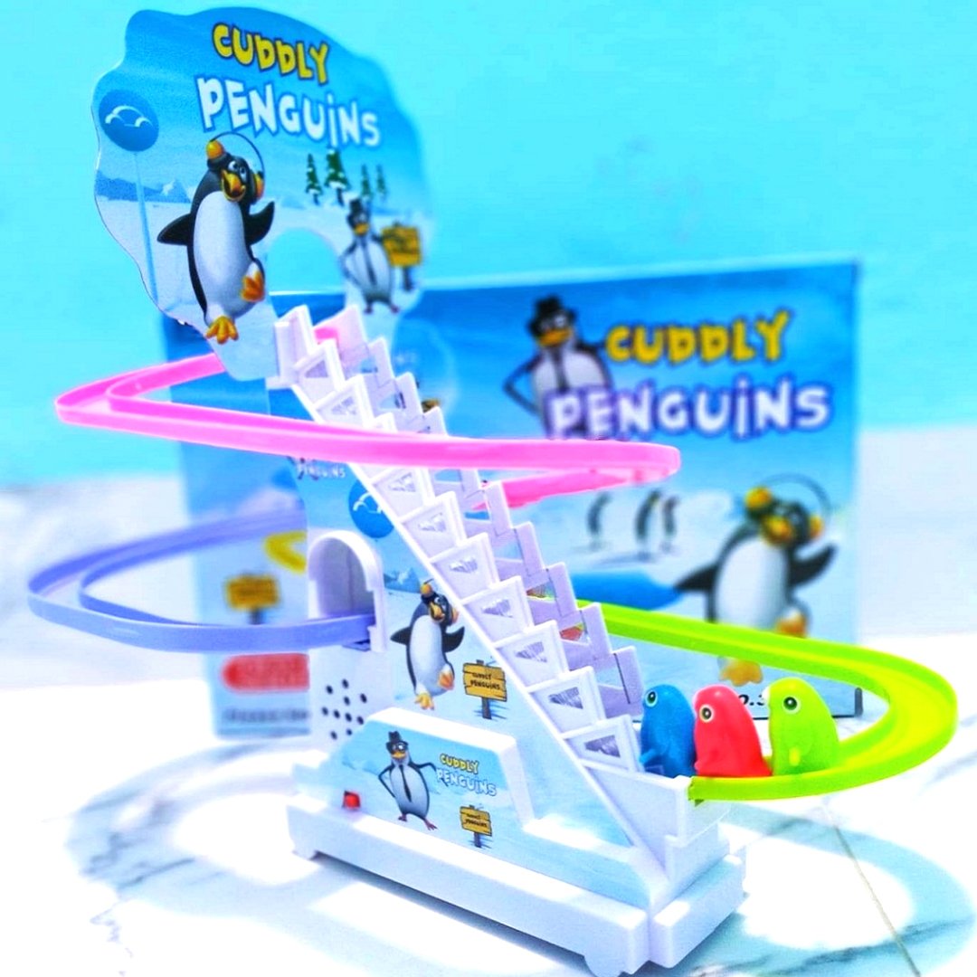 Penguin Race Battery operated Flashing Rhythmic music toy - Image 3