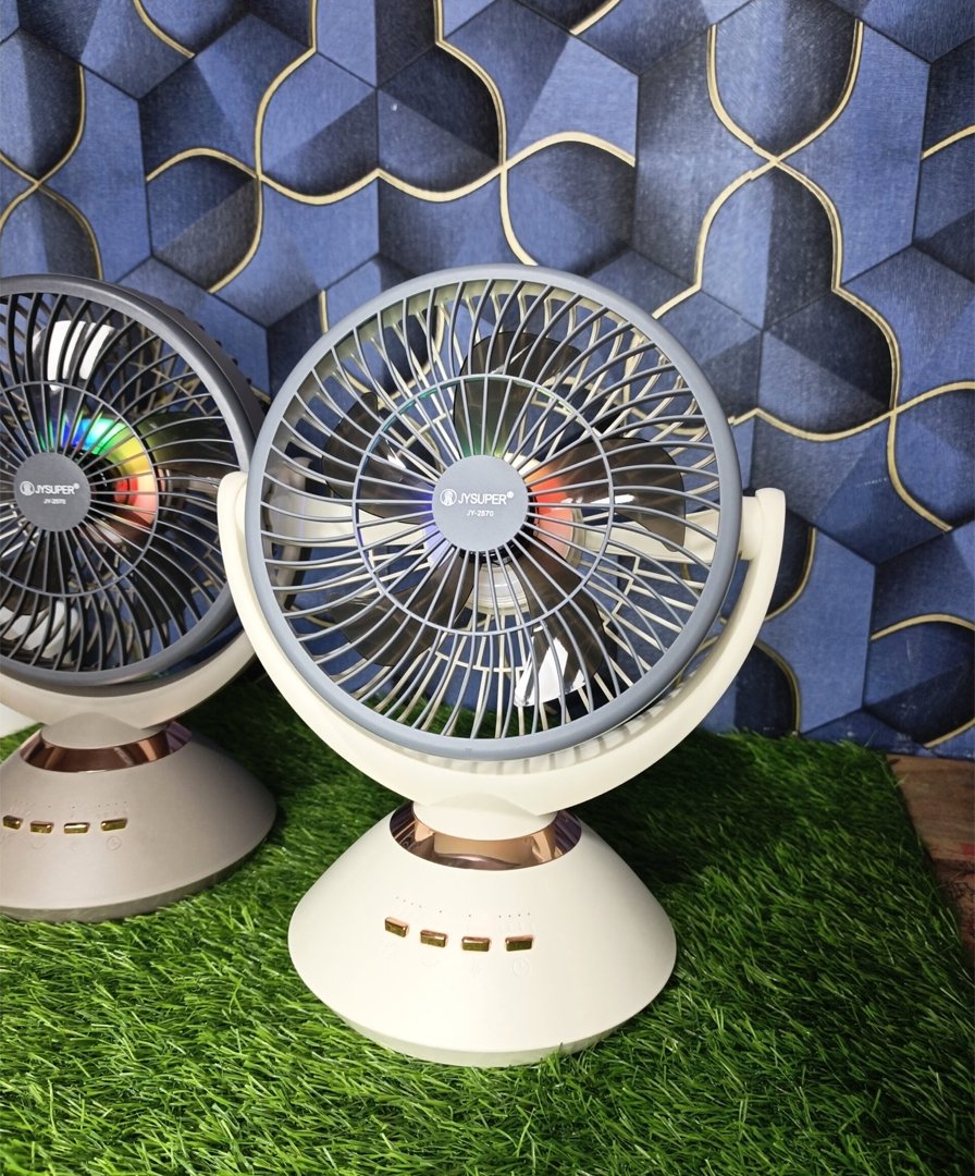 Joy Super JY-2570 6 Battery Table Fan - Image 5