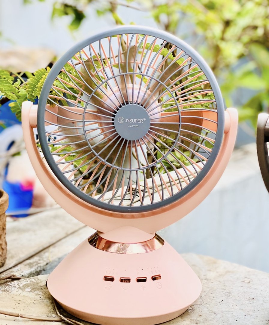 Joy Super JY-2570 6 Battery Table Fan - Image 4