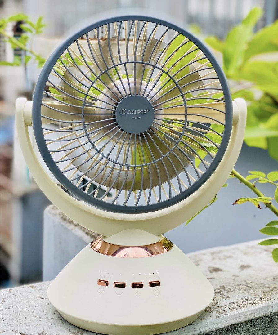Joy Super JY-2570 6 Battery Table Fan - Image 2
